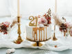 Picture of BIRTHDAY CANDLE GOLD TWIRL NUMBER 21